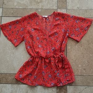 Sienna sky blouse
